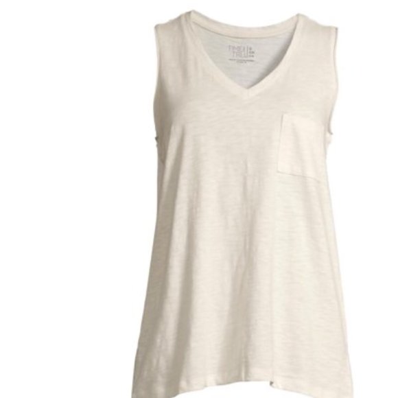 Time and Tru Tops - Tank top womens new sizes M(8-10) or 3XL (22) Time and Tru cream